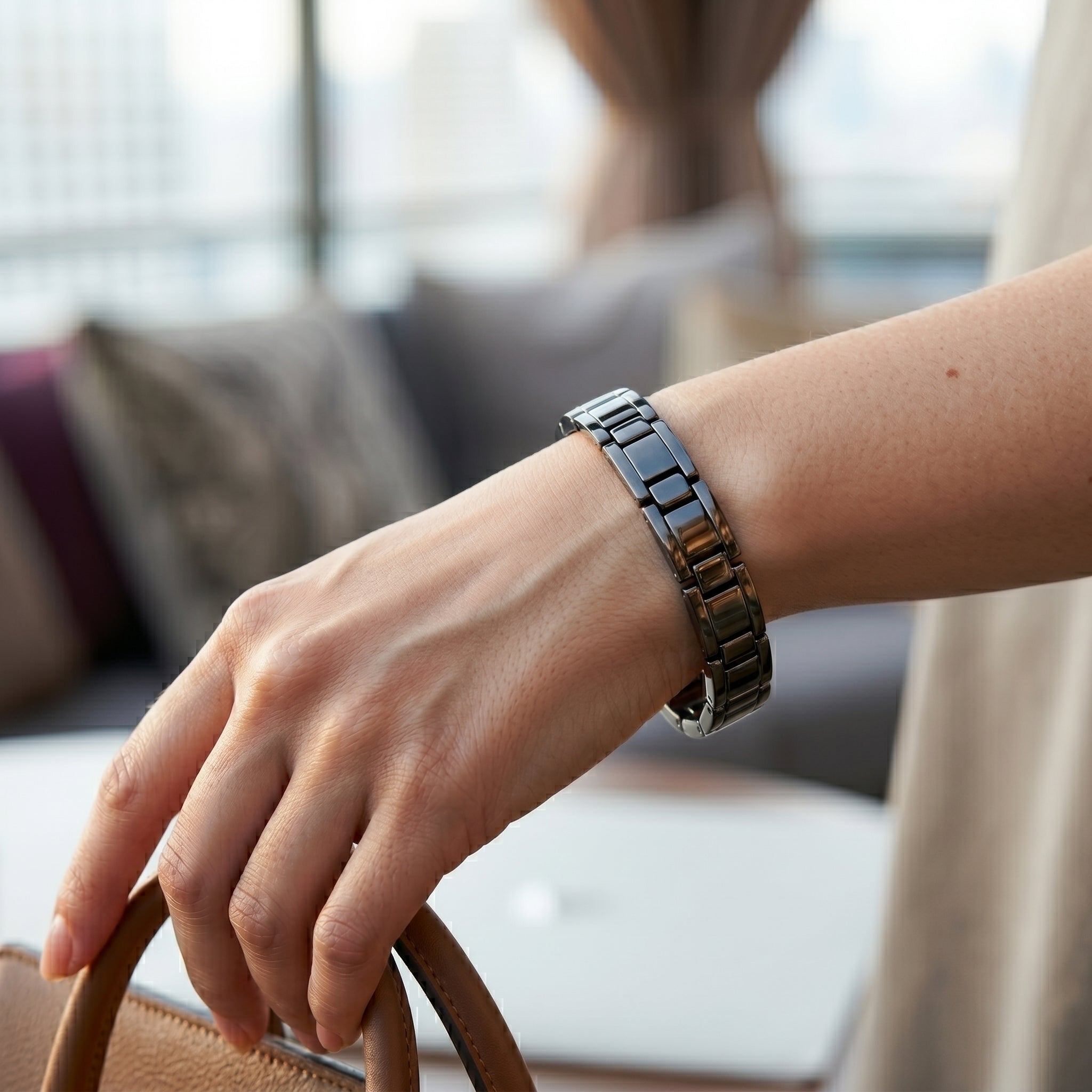 TIENS TI- ENERGY BRACELET Crystal Black,Men Edition